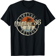Men's cotton T-shirt Vintage 1936 89th Birthday Gifts For Men Women 89 Year Old T-Shirt
