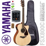Yamaha FSX800C กีตาร์โปร่งไฟฟ้า 40 นิ้ว ทรง Concert -- ไม้ท็อปโซลิดซิดก้าสปรูซ -- มีเครื่องตั้งสายใ
