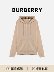 BURBERRY男士淺褐色連帽拉鏈長袖外套[平行進口]