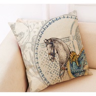 KATUN Horse Pillow Cover 45cmx45cm Cotton Pillowcase/ 45x45cm