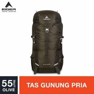 Tas Keril Eiger Helarctos 1.0 Rucksack Carrier 55L Tas Punggung Gunung