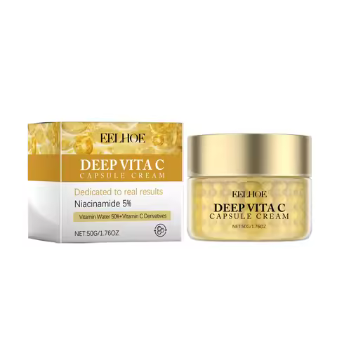 EELHOE Vitamin C Cream, Gentle Care Facial Skin Hydrating Moisturizing Moisturizing Cream Water Lock