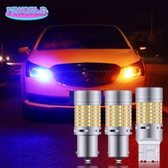 2pcs LED Bulb 144smd CanBus with Fan 1156 BA15S P21W BAU15S 7440 P21/5W Brake Lamp Reverse Turn Sign
