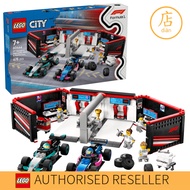 LEGO F1 Garage & Mercedes-AMG & Alpine Cars 60444