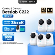 Combo of 5 BOTSLAB C222 Indoor Cameras with 360 Rotation - Video - Conversation - Night Vision