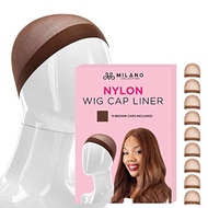 Milano Collection Wig Caps for Women | Premium Breathable, Stretchable, Nylon Bald Wig Cap Liner Sto