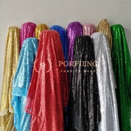 Sequin Fabric Multi-Colored Net Width 47-52 Inches
