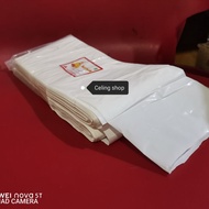 plastik PE ROL TEMPE 12cm roll putih susu melar tanpa putus