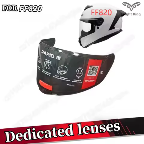 Motor Helmet Lens Visor for LS2 FF820 Helmet Spoiler Replacement Wind Shield Motorcycle Accessories