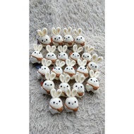 Bunny with bag ( cream bag choco)