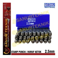Knock Letter / Knock Letter / Knock Punch MASUS 2.5mm / 2.5 mm / 2.5 mm