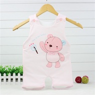 Baby Quilted Thickened Belly Pocket with Legs Cotton Belly Pocket 0-2 Years Old Children Half-Back B