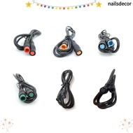 NAILSDECOR M8 Waterproof Connector Wire, Male to Female Multifunctional Electric Bicycle Ebike Wire,