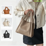 MOCHO Female Shoulder Bag, Messanger Bag Korean Style Leather Top-handle Bags, Simple Fashion Solid 