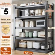 Rak Dapur Rak Microwave Rak PanciRak Oven Rak Dapur Susun Stainless Steel