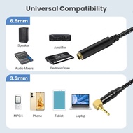 Kellnny 1 4inch Instrument Cable 3 5mm 1 8inch Male to 6 35mm 1 4inch Female Cable