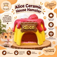 Alice Ceramic House Hamster Hamster Accessories House & Dormice