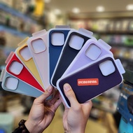 (purple) Anti-fouling magnetic silicone case for iPhone 14,14 Pro,14 Pro max in many beautiful color