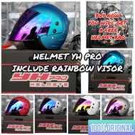 【INCLUDE VISOR & BAG】 YH PRO HELMET  (shape like : helmet khi / helmet laser / helmet ltd )  VISOR I