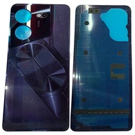 ฝาครอบแบตเตอรี่ประตูหลังสำหรับ Tecno Pova 5เคสฝาหลังโทรศัพท์พร้อมอะไหล่ซ่อมโลโก้เลนส์กล้องถ่ายรูป