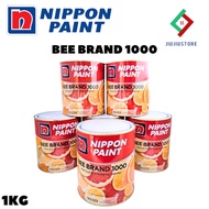 BEE BRAND 1000 -0,9L- CAT KAYU &amp; BESI HIGH GLOSS NIPPON PAINT 1KG