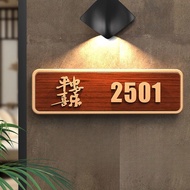 平安喜乐27*8cm Acrylic  Door decoration Unit Number Signage HDB Unit Customised Unit Sign door sign  doo