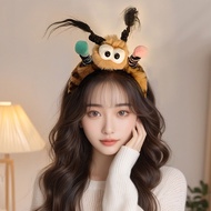 Funny Funny Fun Headband Plush Leopard Print Cute Headband