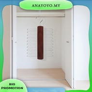 [anayoyo.my] Wooden Tie Rack Space Saving Tie Display Holder Tie Rack Hanger for Home Storage