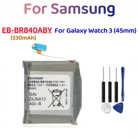 Replacement Battery EB-BR840ABY For Samsung Galaxy Watch 3 45MM SM-R840 R845 SM-R845F +TOOLS