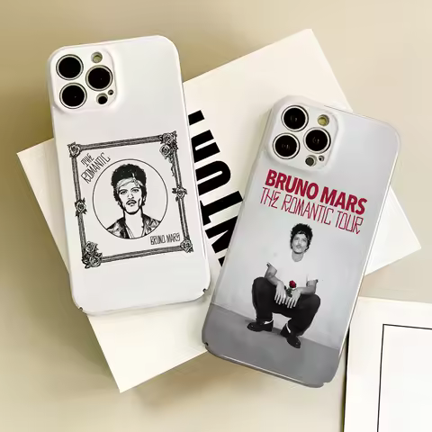 famous Bruno Mars The Romantic phone case For iPhone 17 16 15 14 13 12 Plus Pro Max Mini Air Glossy 