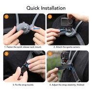 Flexible Neck Strap Camera for POV Video Camera, Compatible with Action 5 Pro