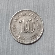 Uang Koin 10 Sen Malaysia 1981