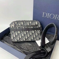 全新正品｜Christian Dior Safari 相機包信封包 單肩斜跨包 男女同款 經典老花｜1ESPO206YKY-H27E