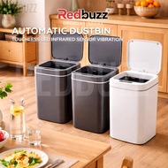 REDBUZZ Automatic Touchless Big Volume Smart Sensor Dustbin Garbage LED Infrared Sensor Vibration Se