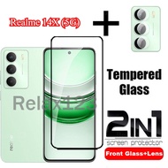 Realme 14X 5G 2IN1 Full Screen Protector Tempered Glass For OPPO Realme14X Realme14 X Realme 14 X 5G