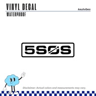 5SOS Band new logo 5 seconds of summer Vinyl Decals brand laptop car tumbler sticker waterproof