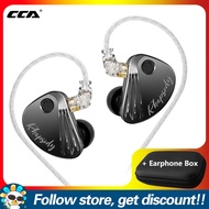 หูฟัง CCA Rhapsody หูฟัง Faeal PUกล่องเก็บของสี่เหลี่ยม2DD + หูฟัง IEM ไฮบริดโลหะ4BA ปรับแต่งเสียงสว