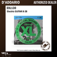 D'Addario EXL130 Nickel Wound Extra Super Light Student Electric Guitar String 008-038 (Daddario / D