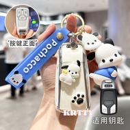 TPU Smart Flip Car Key Case Cover Keychain For Audi A4L A5 Q7 TT TTS A3 A4 B9 A6 A7 4K A8 E-tron Q5 