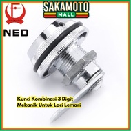 Combination Lock 3 For BR219 Mechanical Digit Drawer Cabinet