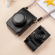 กระเป๋าเคสหนังสำหรับกล้องเต็มรูปแบบพร้อมสายคล้องสำหรับ X100VI FUJIFILM