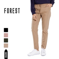 Forest Seluar Panjang Perempuan | Forest Ladies Plain Elastic Waist Long Pants Women Casual Pants - 