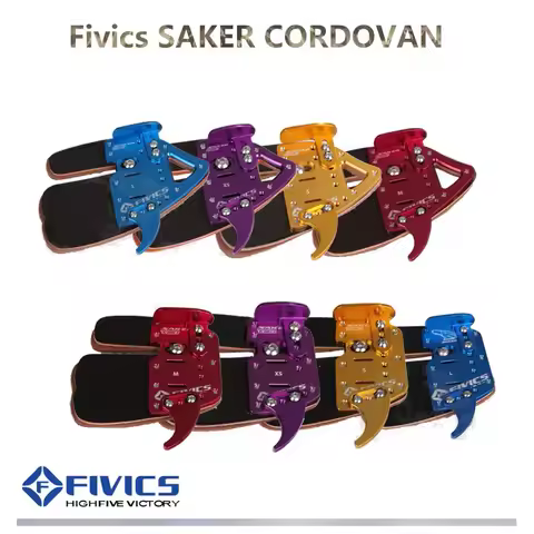 FIVICS Archery Finger Guard SAKER1 SAKER2 Genuine Cordovan Leather Finger Tab Competitive Shooting P