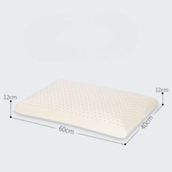 5Organic 100% Natural Latex Pillow with Covers Helps Relieve Pressure Sleeping Support Back and Side