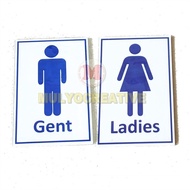 Acrylic Ladies Toilet Sign for Sale -