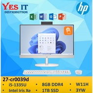 HP 27-cr0039d 27'' FHD All-In-One Desktop PC  (i5-1335U, 8GB, 512GB SSD, Intel Iris Xe, W11, 3YW, HS