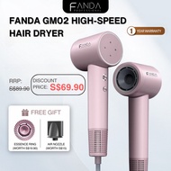 Fanda GM02 High-Speed Hair Dryer | 60M/S | 365g Lightweight | Hair Styler | Hairdryer|100 Million Ne