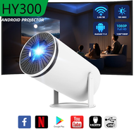 [รับประกัน 1 ปี]  HY300 Pro Ultra HD WIFI 6 Bluetooth 5 โฮมเธียเตอร์โปรเจคเตอร์โปรเจคเตอร์ 4KAndroid