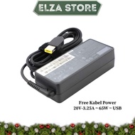 Lenovo Thinkpad T450 T450s T540P T550 W540 T460s 20V 3.25A USB Laptop Charger Adapter