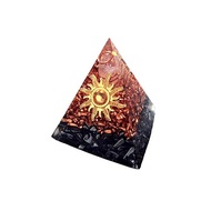 RELIGHT Oligolite Pyramid Terahertz Sun Charm Crystal Ornament (Terahertz)
